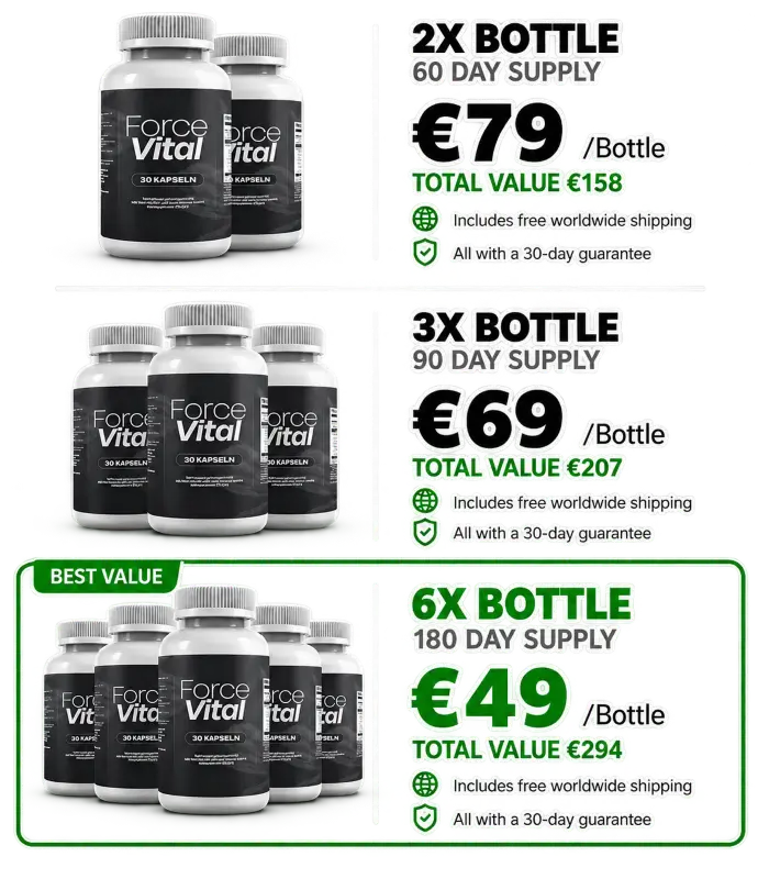 ForceVital aktuelle Pakete – zur offiziellen Bestellseite